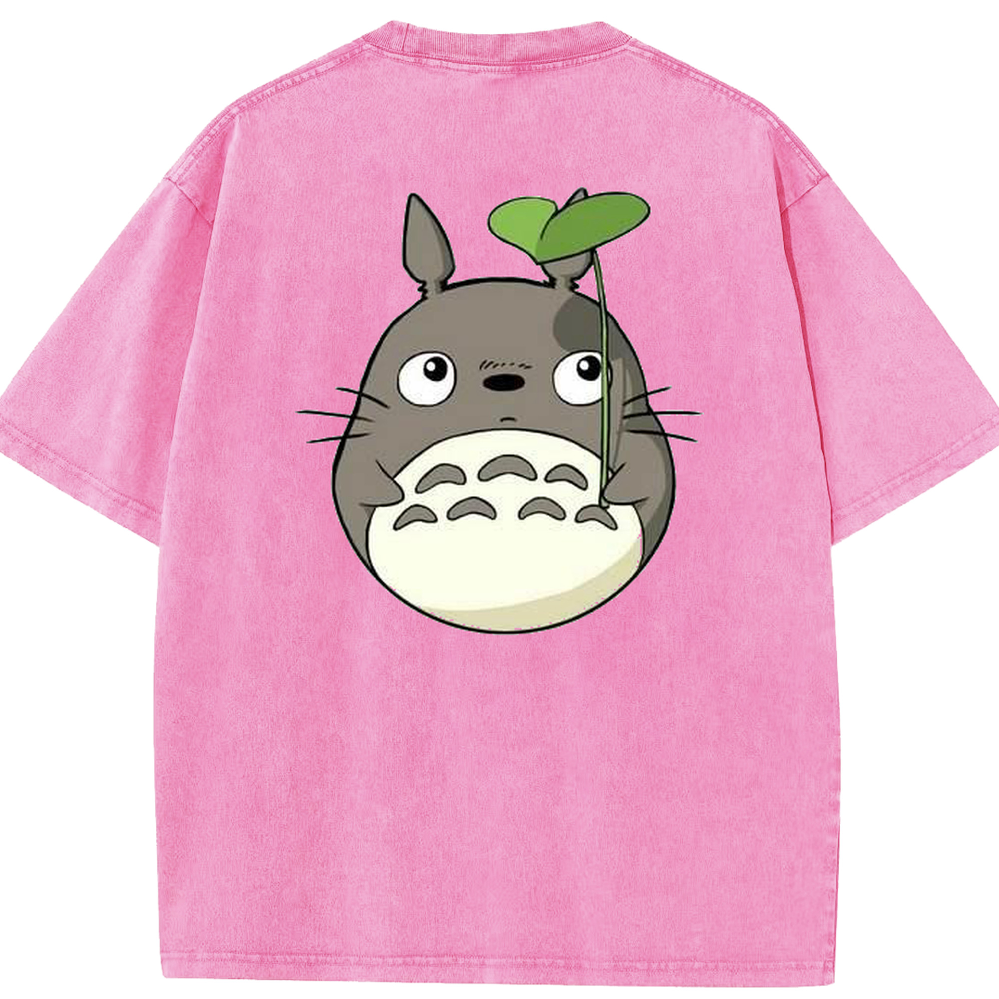 （画像用） となりのトトロ 草壁メイ 草壁サツキ My Neighbor Totoro Satsuki Kusakabe Mei Kusakabe 綿100% ヴィンテージ風 半袖Tシャツ（背面プリント）